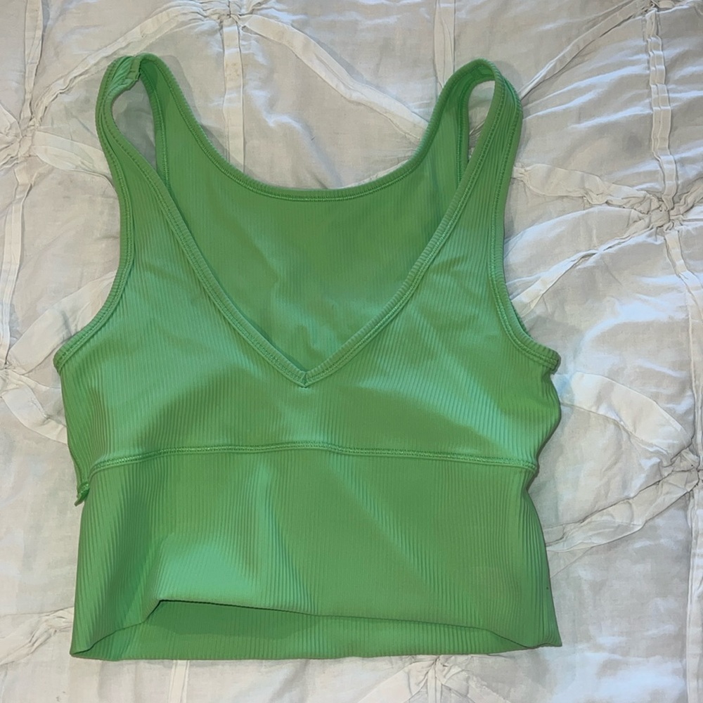 Reversible Lululemon green tank